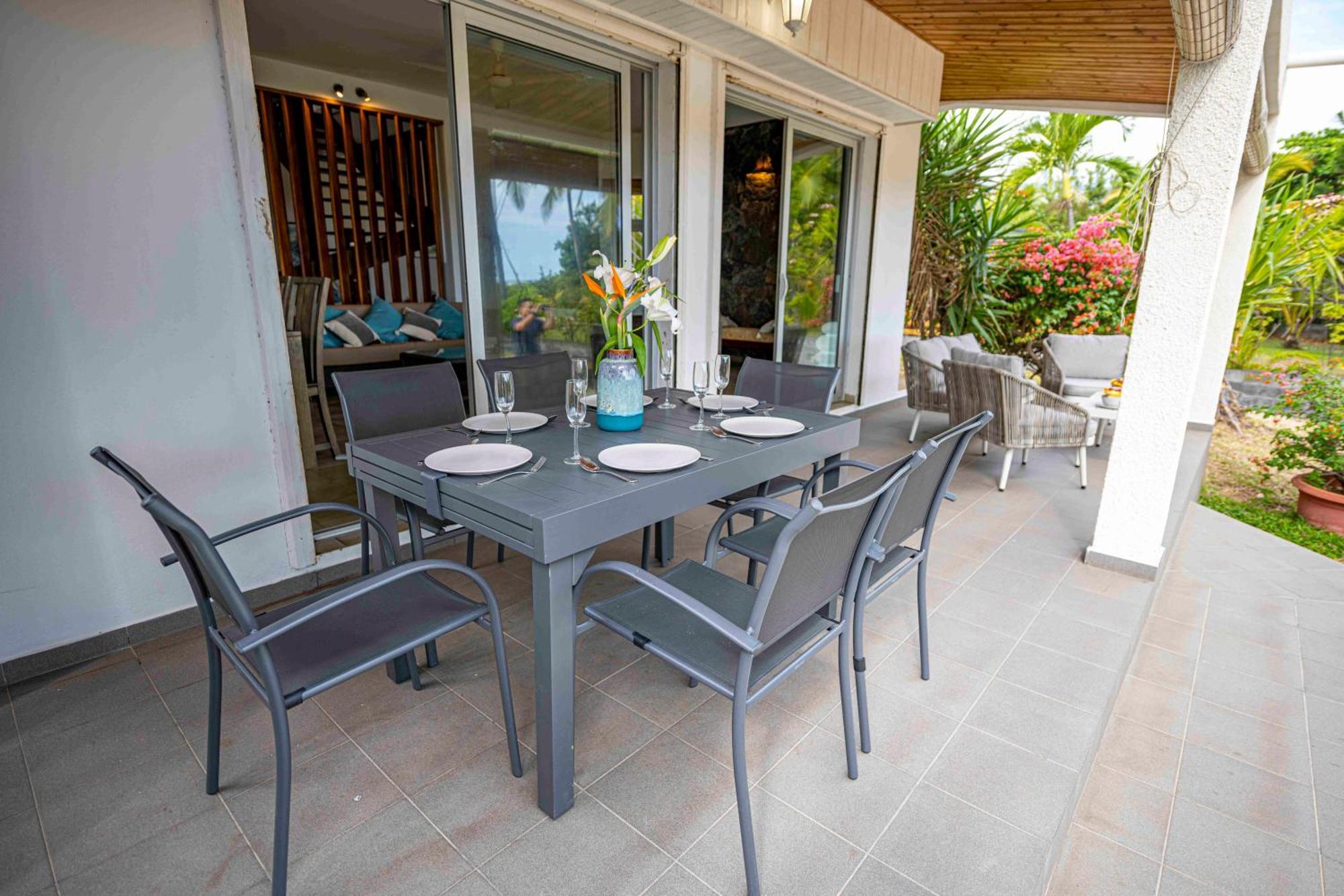 Villa & Bungalow 'Coco Des Sables' Les Pieds Dans L'Eau La Saline Le Bains Luaran gambar